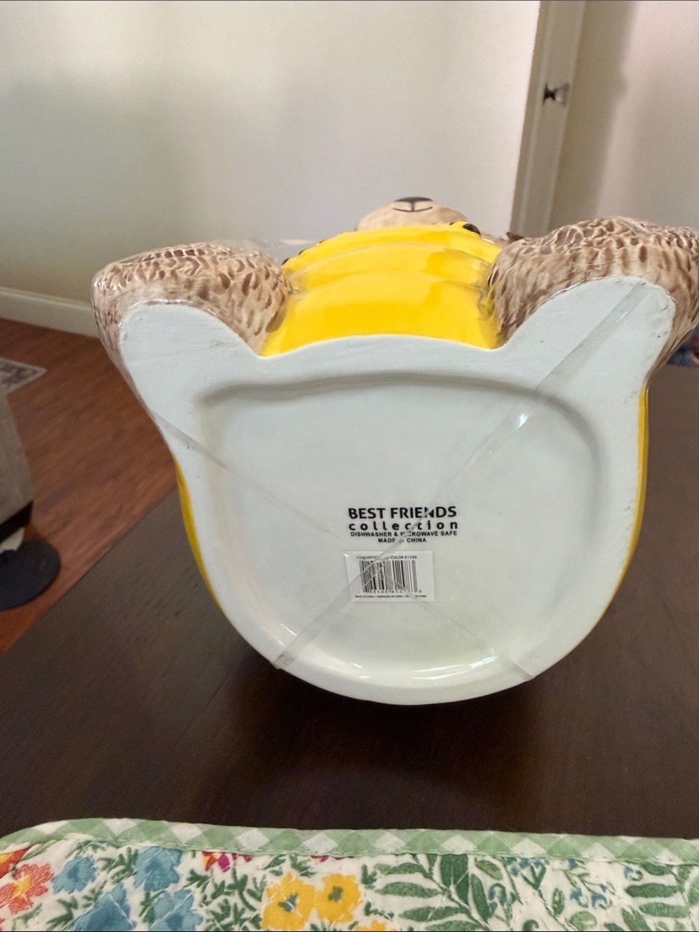 NWT Teddy Bear Beehive Cookie Jar - Picture 5 of 5